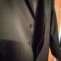 Мужское  черное стильное пальто Деми р.50