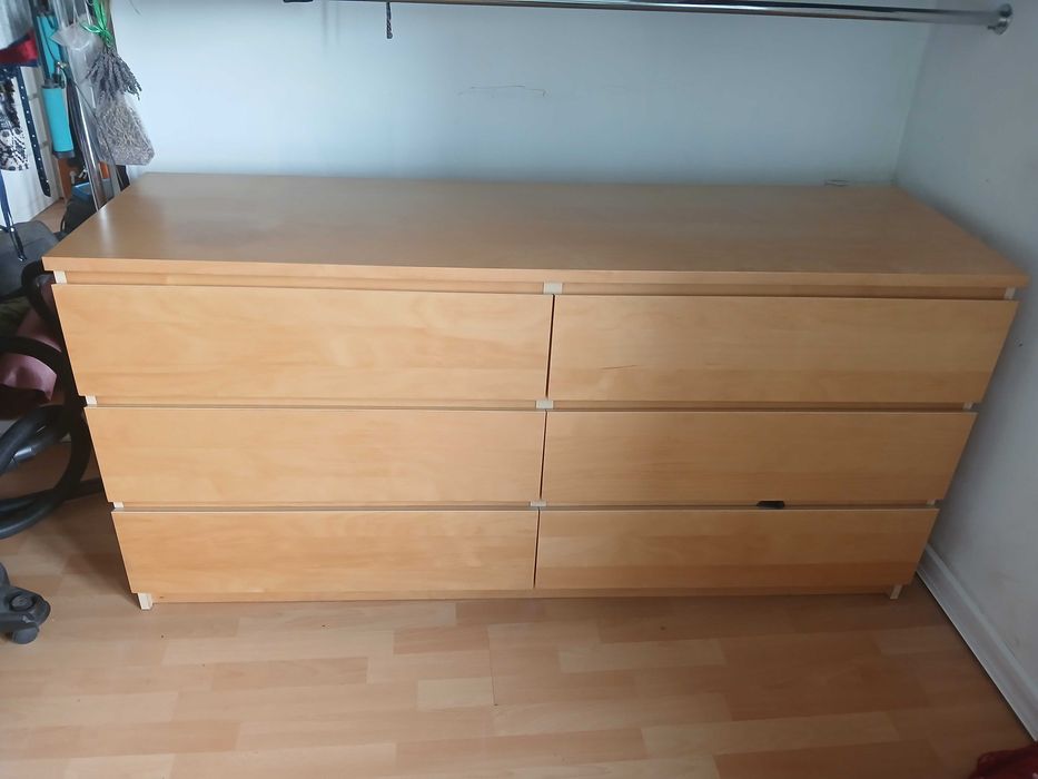 Komoda ikea sosna duza
