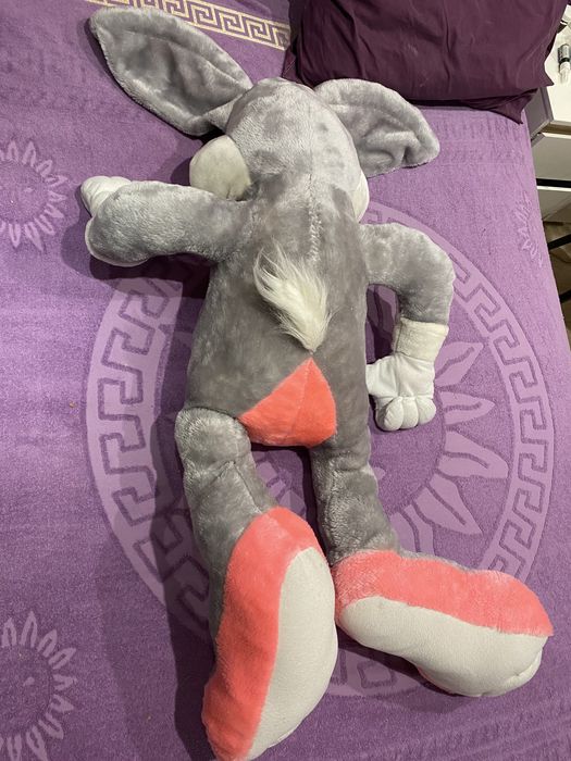 М’яка іграшка зайчик 1.3 метра на 0,6м