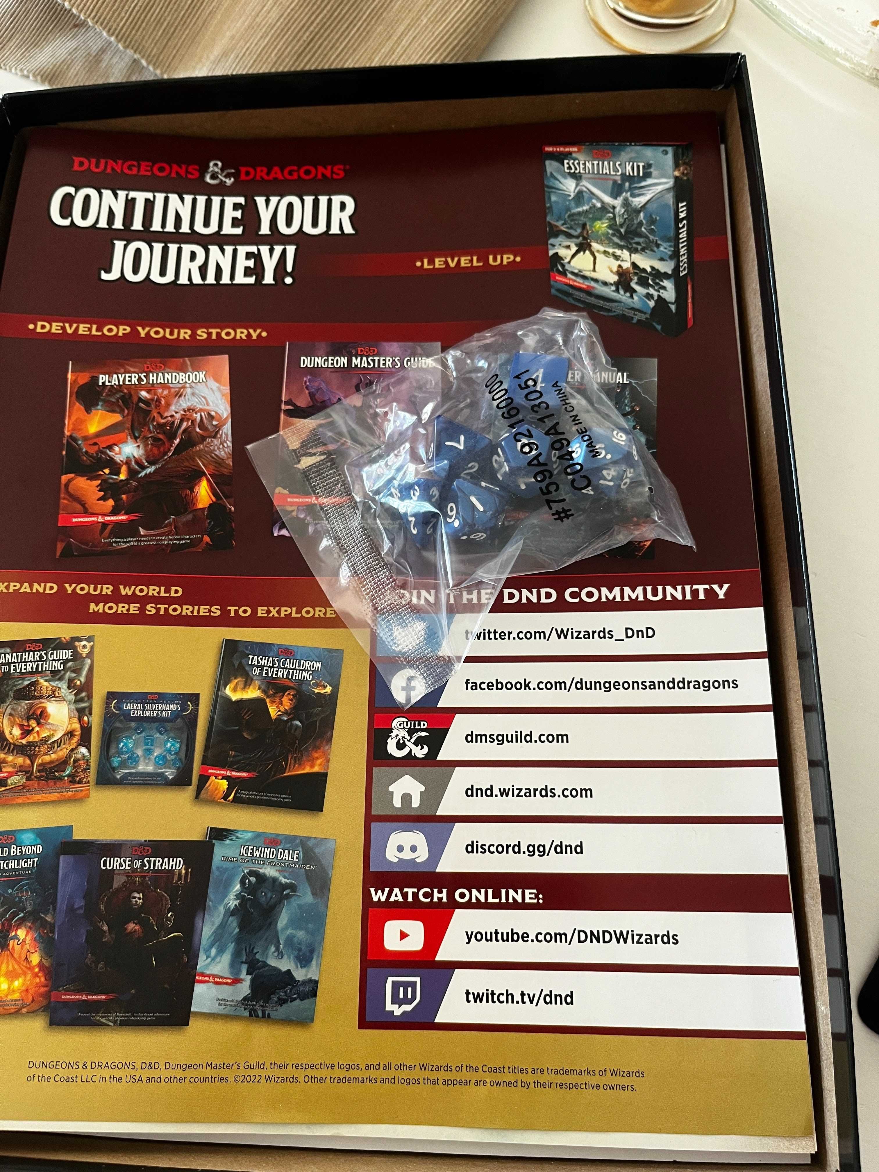 Starter Set "Dragons of Stormwreck Isle" - Novo, Nunca Usado