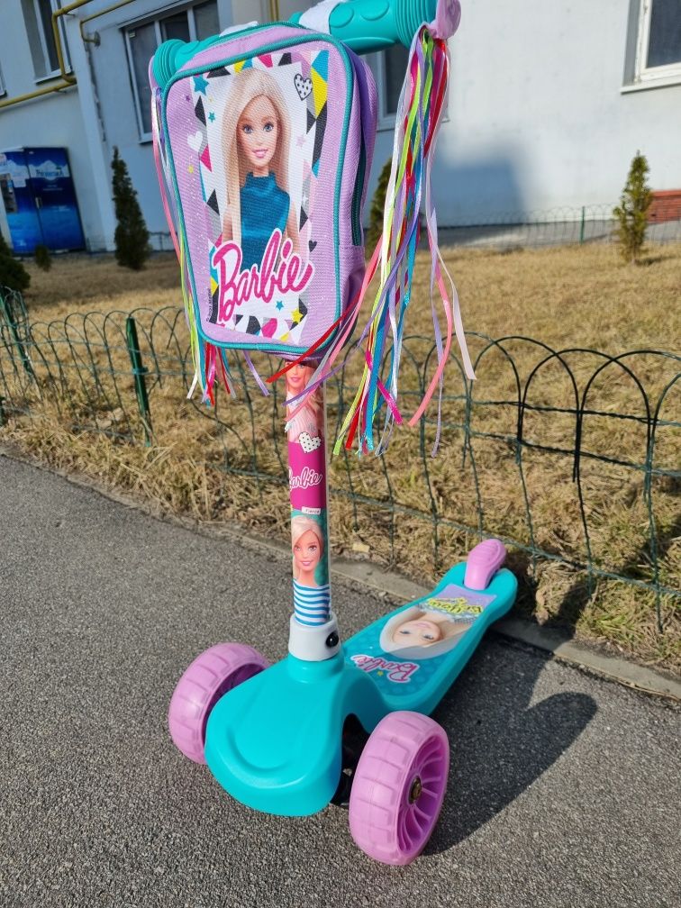 Дитячий самокат з рюкзачком Barbie, Cars, Disney Princess, Hot wheels