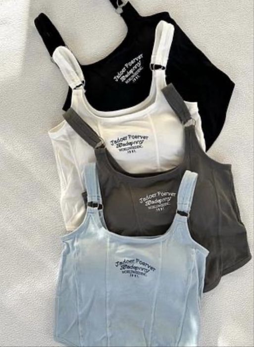 Топ майка сіра жіноча з чашками