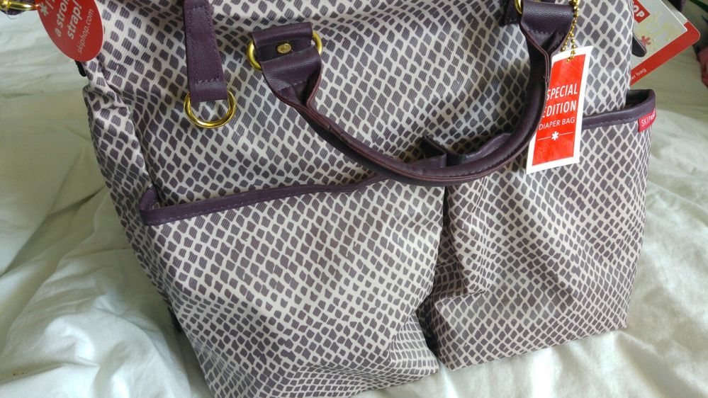 Torba skip-hop duo special edition plum sketch nowa