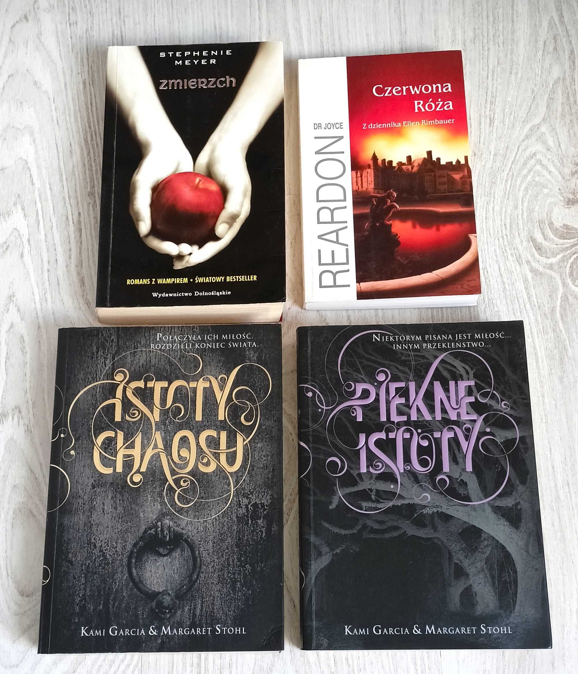 Garcia Stohl Piękne Istoty Chaosu Meyer Zmierzch Reardon Czerwona Róża