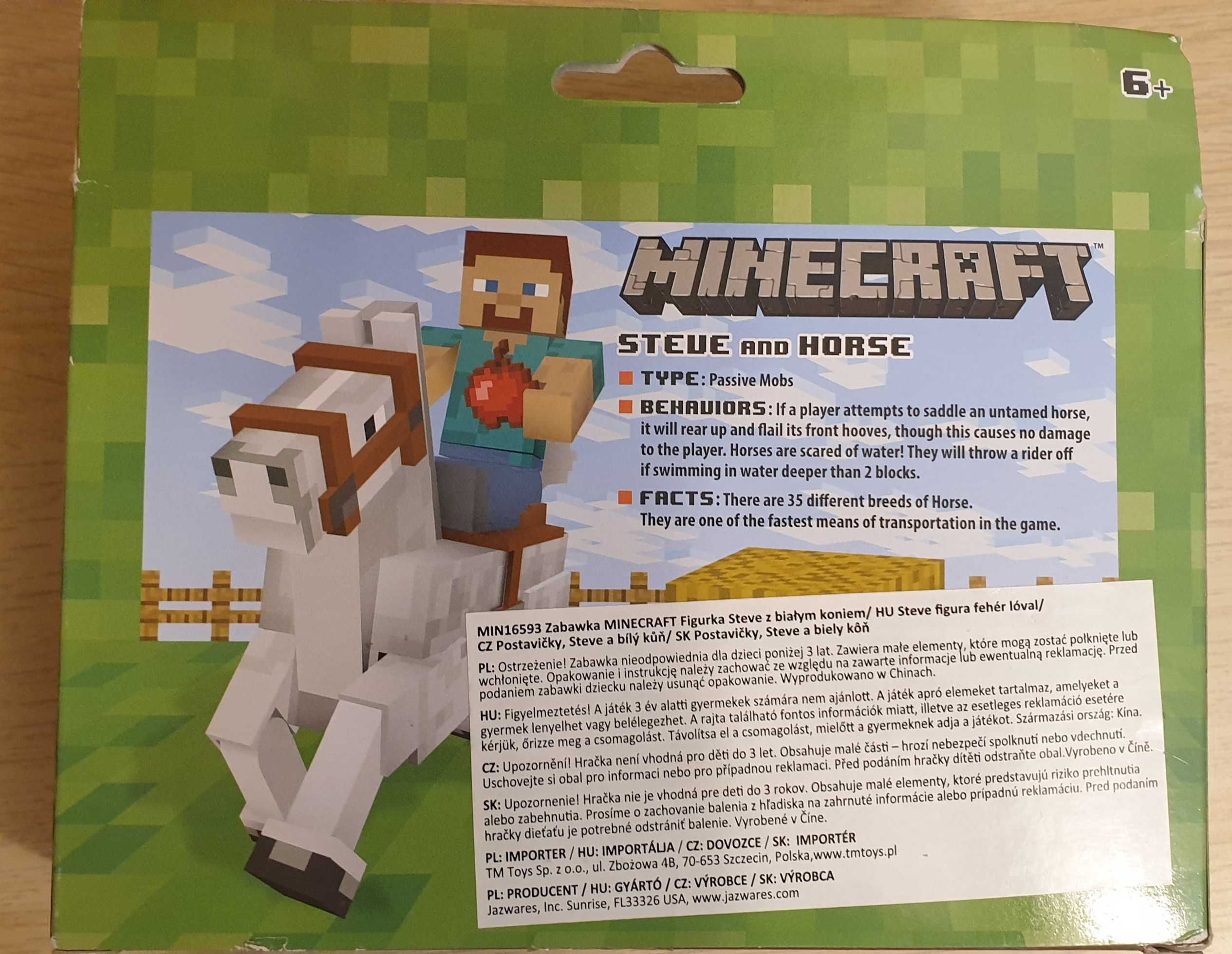 Zestaw figurek Minecraft * Steve i koń - seria 2
