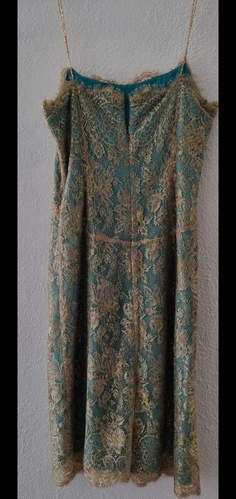 Vestido verde escuro