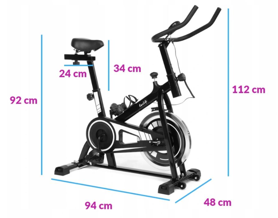 Rower stacjonarny spinningowy fitness treningowy NOWY