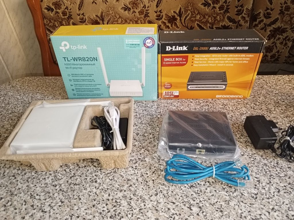 Новый роутер Маршрутизатор TP-LINK TL-WR820N WiFi4 / N300 / 100 Мбит/с