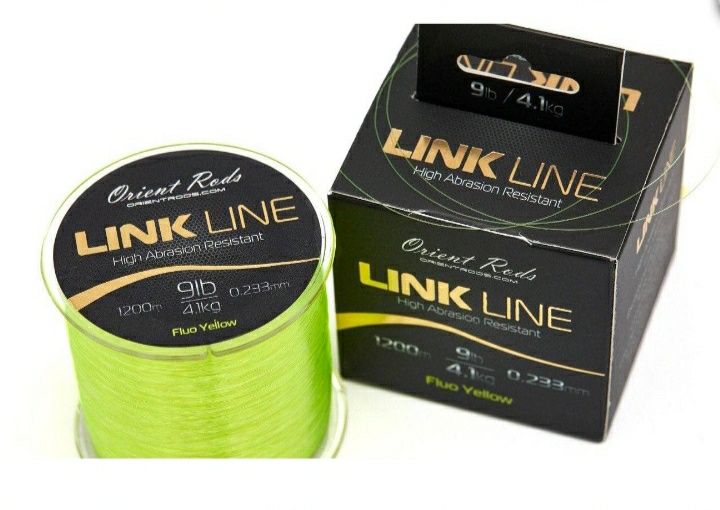 Żyłka karpiowa Orient Rods Line Fluo Yellow 0.233, mm , 1200 m, 9 lb