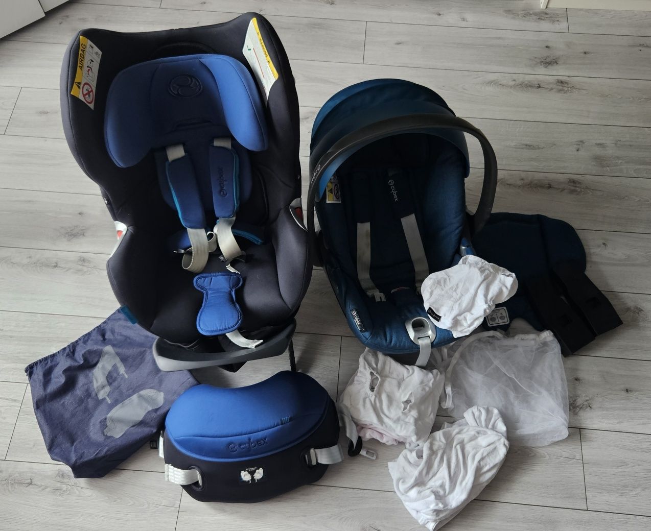 Łupina Cybex Cloud Z2i-Size 0-13+Fotelik obrotowy Cybex Sirona do 18kg