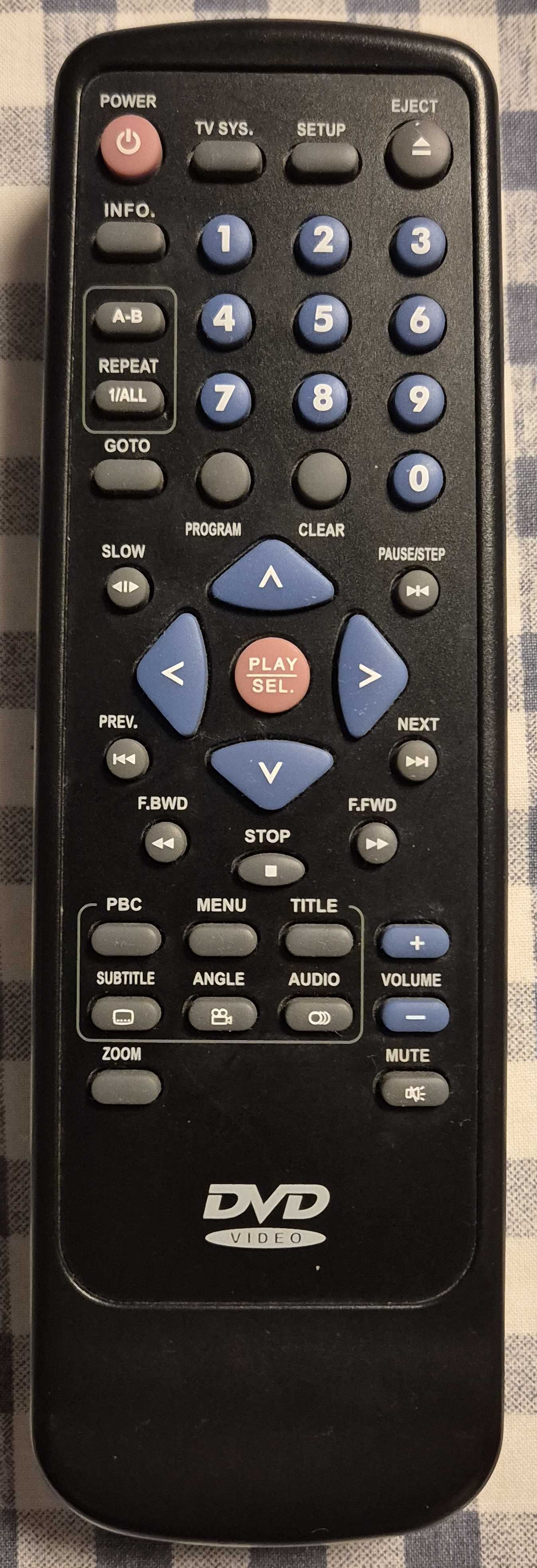 Comando remoto Mustek DVD Player V520 original