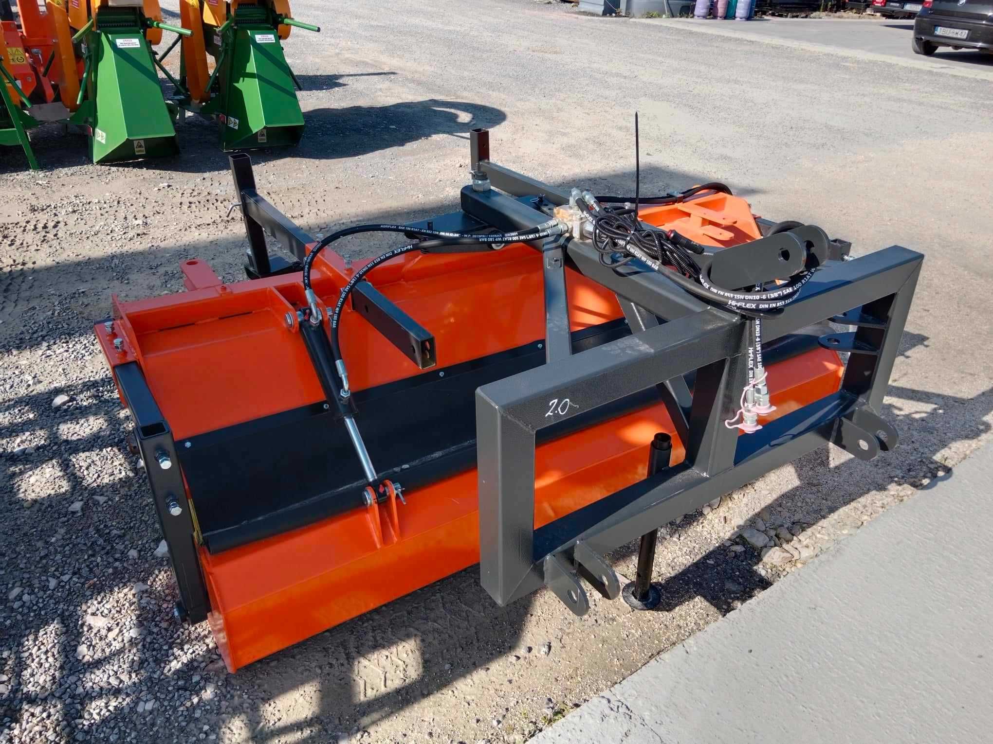 Zamiatarka Szczotka 1,4m - 2,4m na Tura Tuza wózek Transport Cała PL