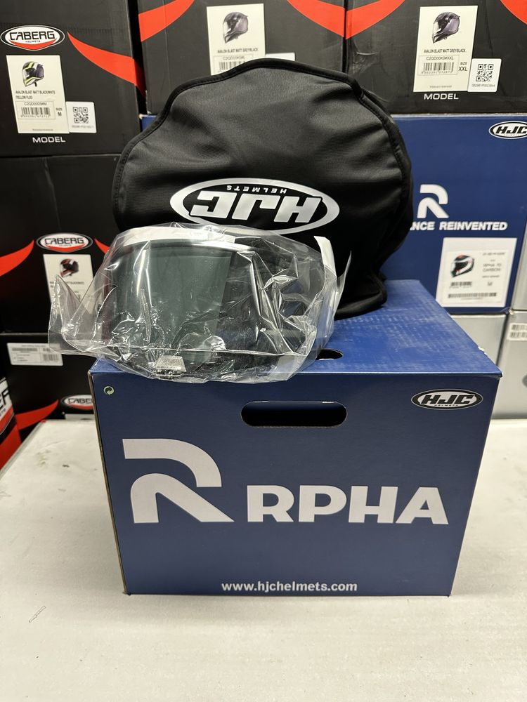 Kask motocyklowy HJC RPHA 11 STOBON rozmiar S x2 Szyba, Pinlock!