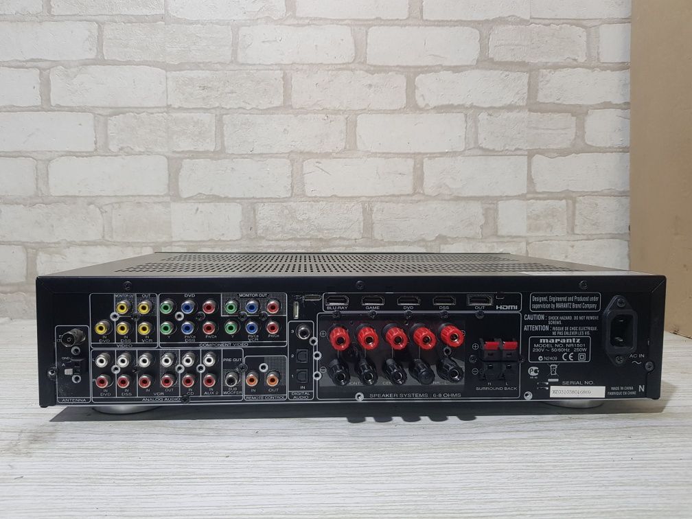 Пульт!7.1АV Стерео ресивер/підсилювач  Marantz NR 1501 HDMIб/у з Німеч