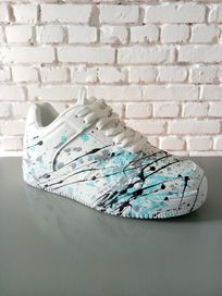 Buty Adidasy Sneakers Personalizowane Customizacja białe 4 kolory Nowe