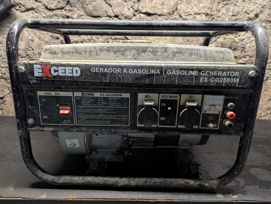 Gerador a Gasolina EXCEED EX-GG2500M – 2500W