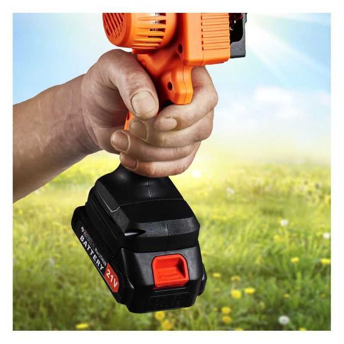 AKUMULATOROWA piła łańcuchowa 4" mini pilarka 4 cale 21V 1.5Ah ZESTAW