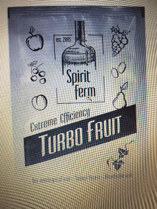 Дріжджі спиртові, Турбо дрожжи, спиртовые дрожжи SpiritFerm Turbo Frui