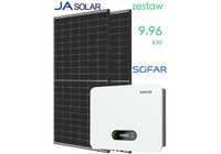 Zestaw fotowoltaiczny | panele JA Solar 415 + SOFAR | instalacja 10kW