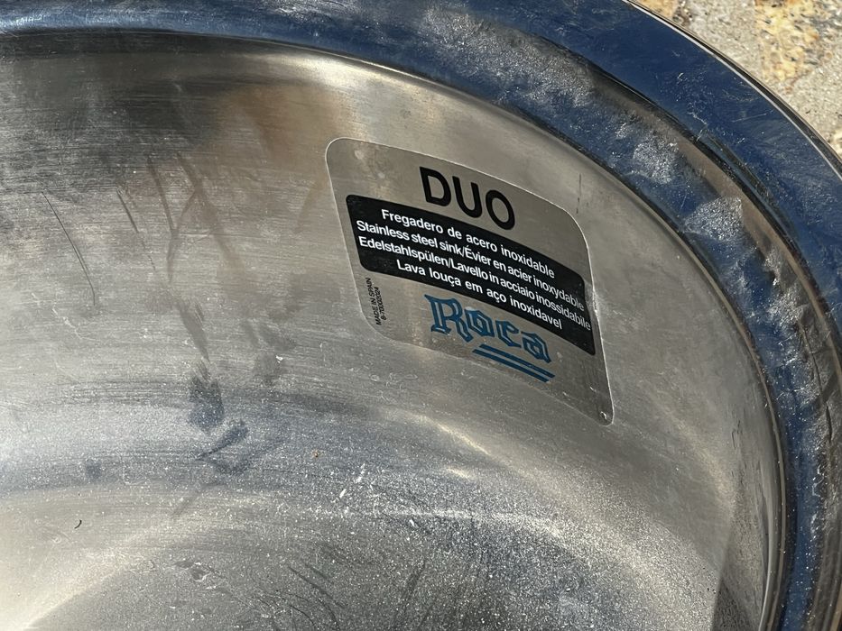 Banca roca inox lava loiça e acessórios NOVO