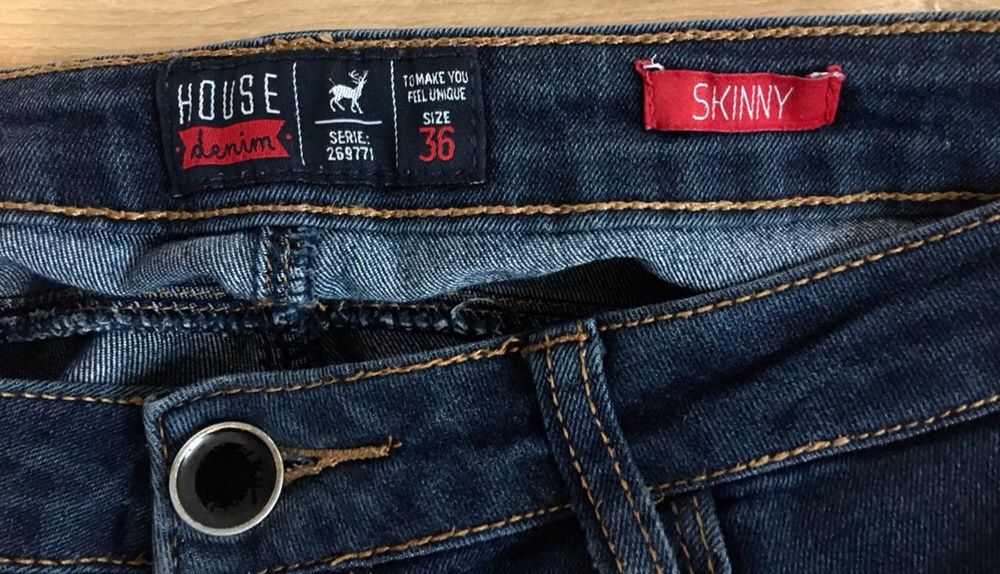 Damskie jeansy skinny House