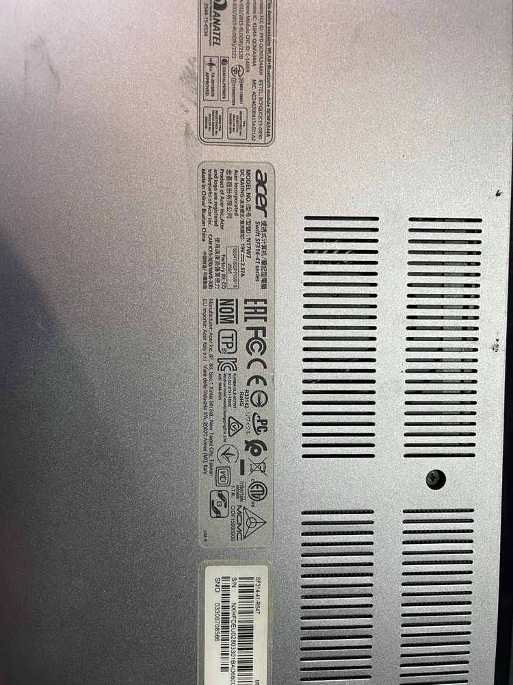 Ноутбук Acer Swift SF314-41 N17W7