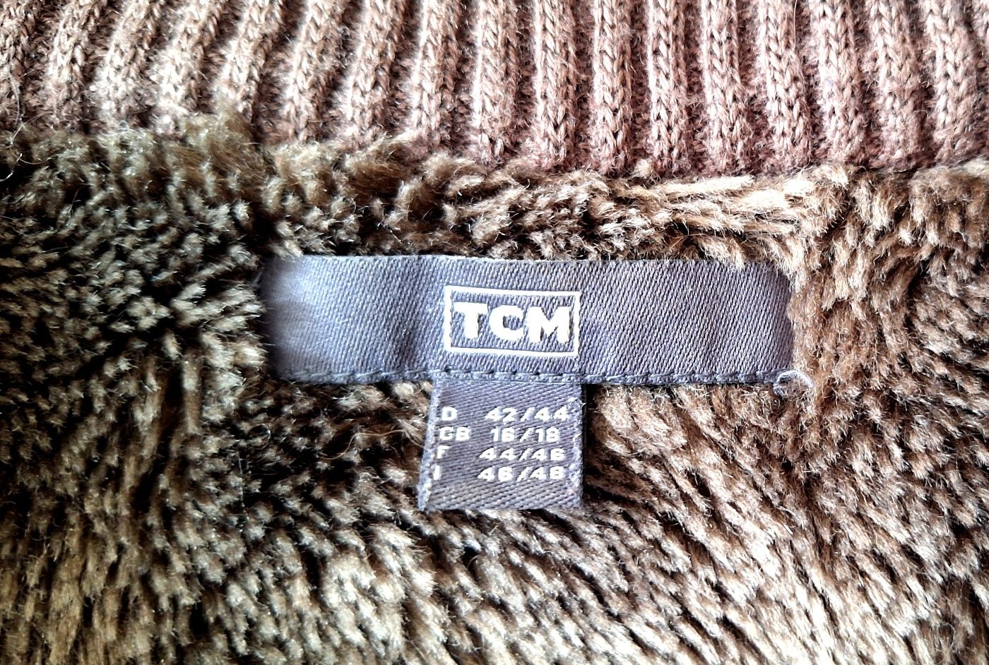 Kurtka sweter z kożuszkiem TCM