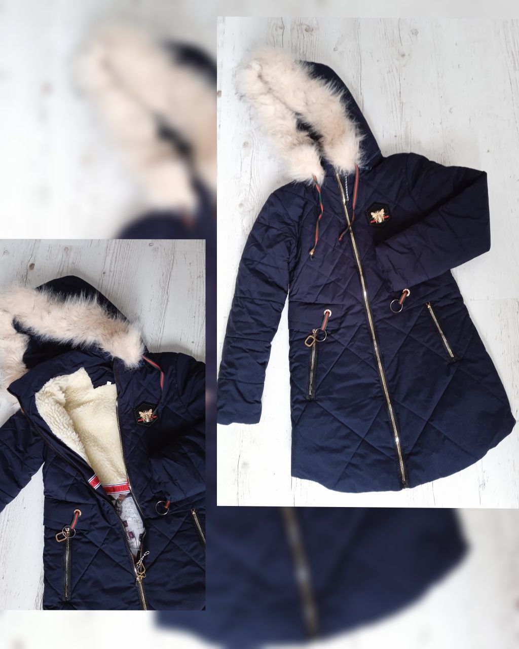 Зимова дитяча куртка (цегейка до талії)