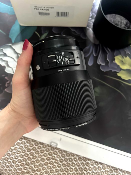 Lente Sigma 135mm f/1.8 DG HSM ART (Canon Mount)