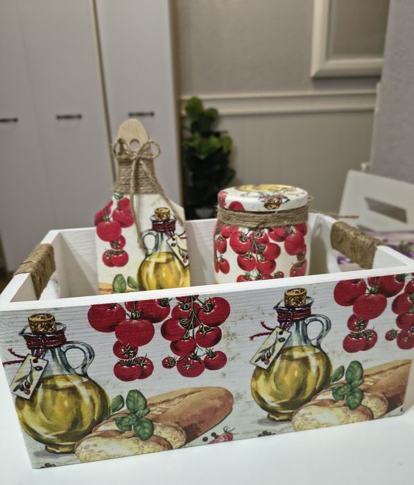 Zestaw dekoracyjny decoupage