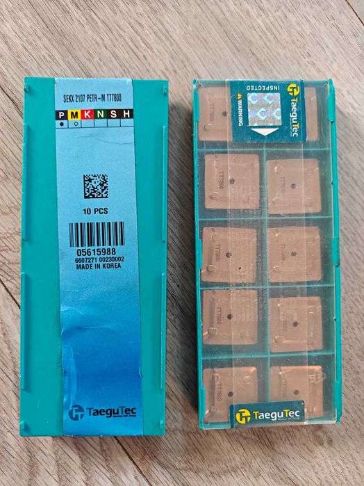 Płytki węglikowe skrawające ostrzowe Taegutec SEKX 2107 PETR-M TT7800