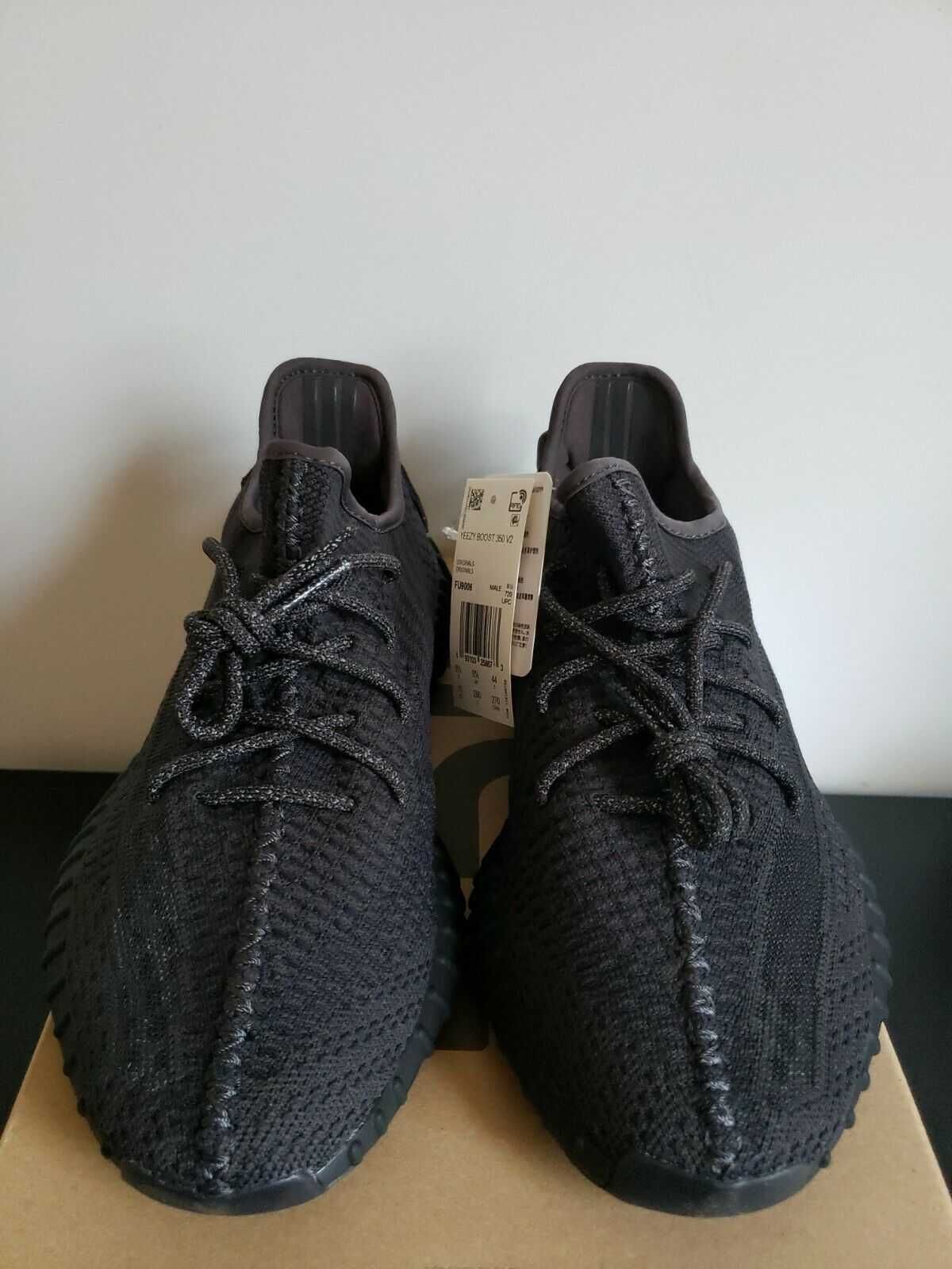 Adidas Yeezy Boost 350 V2 Black Static Non Reflective