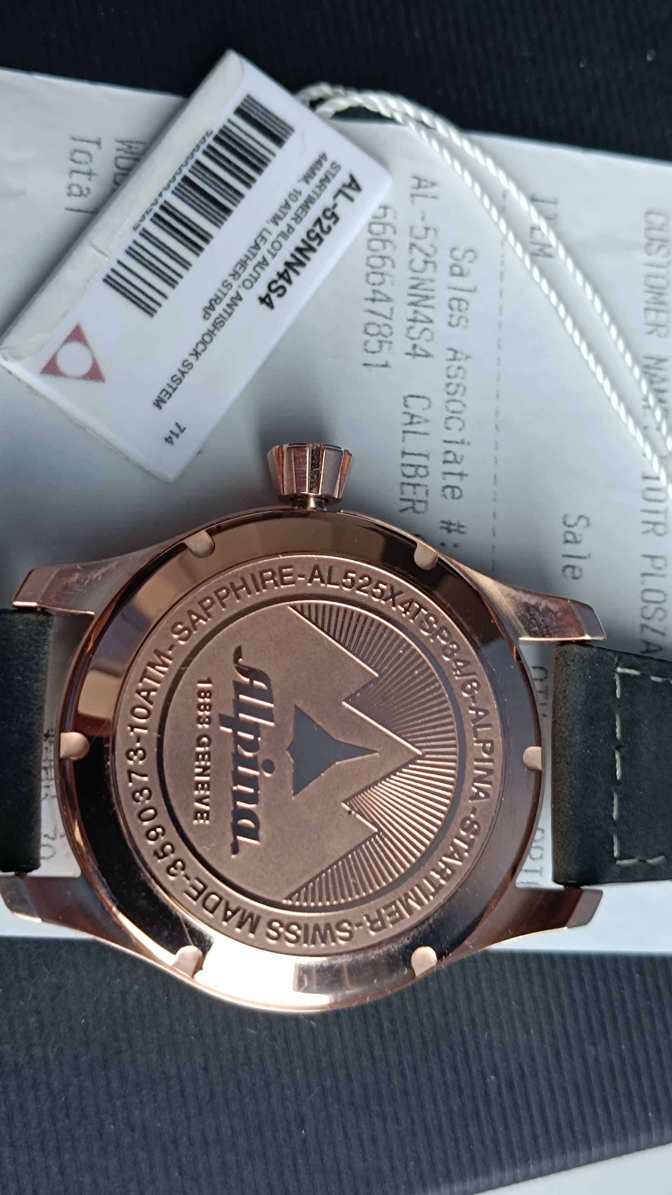 NOWY Zegarek ALPINA Geneve Startimer Pilot AL-525NN4S4 Automat Gwar