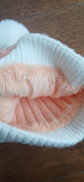 Ciepła czapka zimowa na polarze  r. 54-56