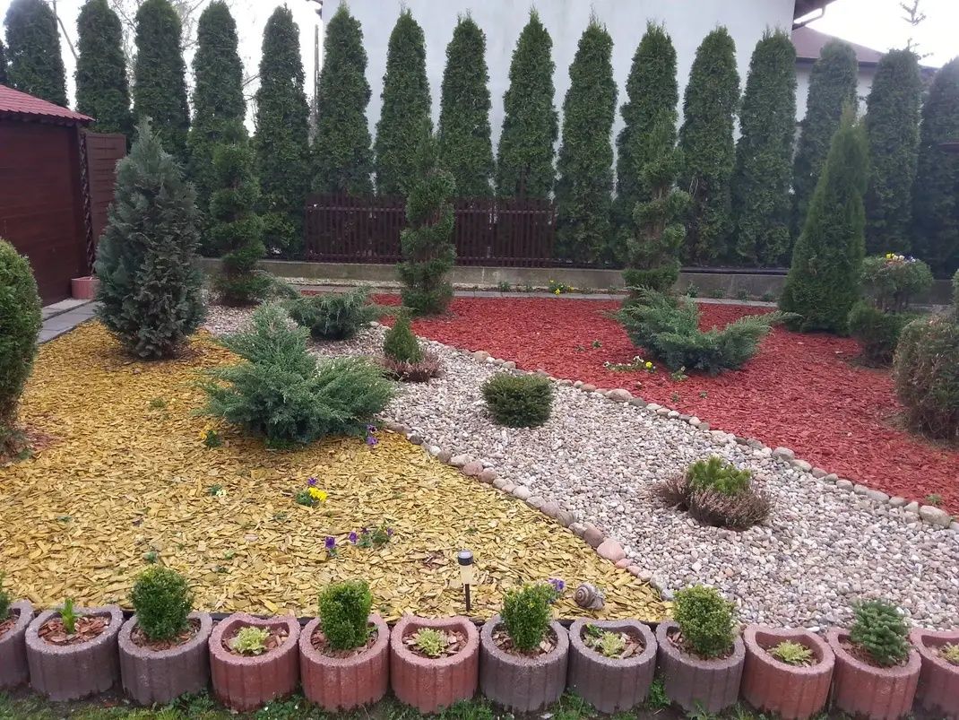 Zrębka dekoracyjna,kora kolorowa do ogrodu