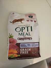 Корм для котів Opti Meal Carnivores з качкою 4кг