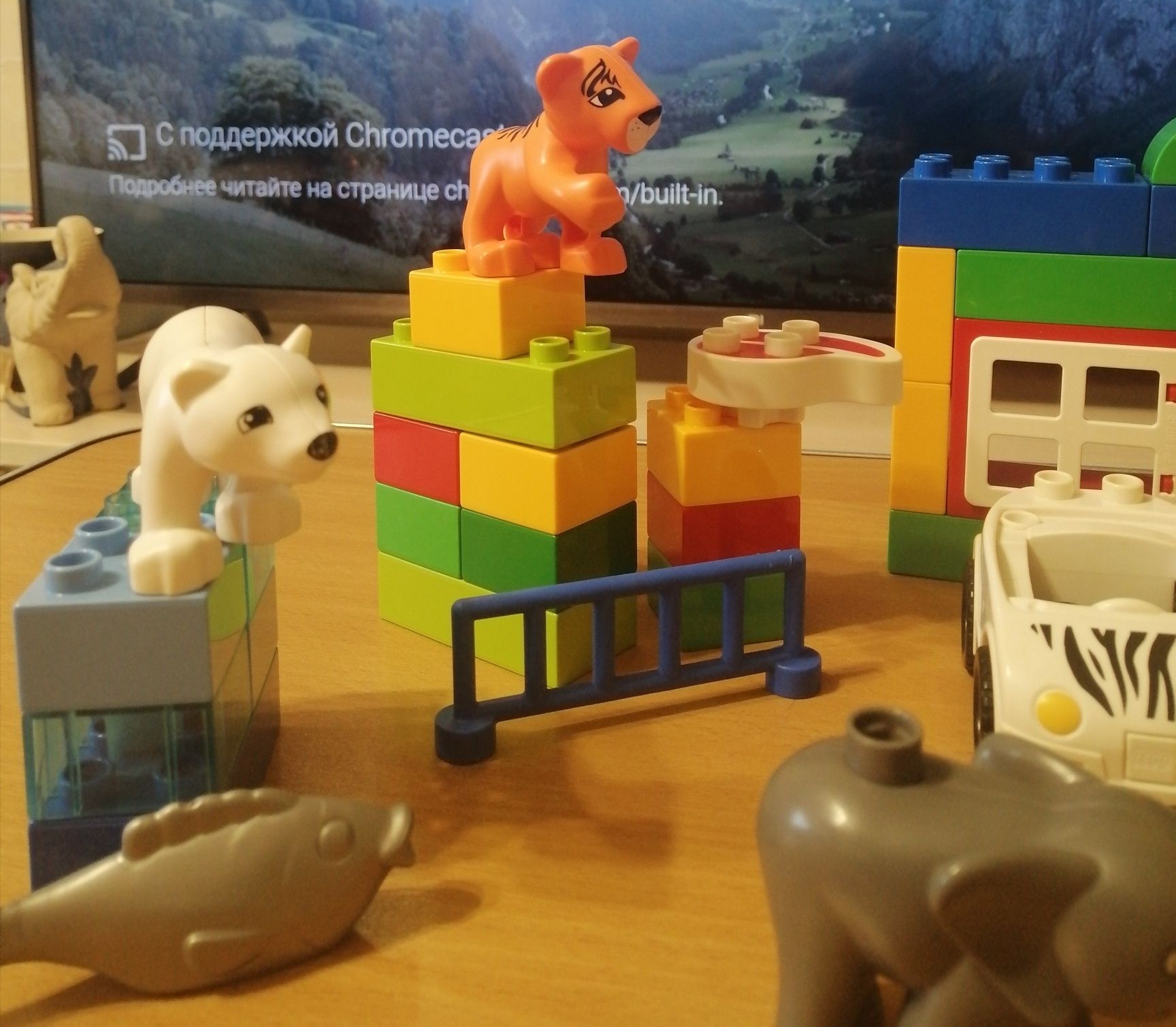Лего дупло зоопарк Lego Duplo Zoo 6136 конструктор