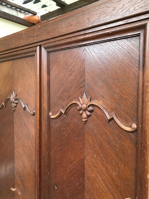 Stara szafa dębowo sosnowa