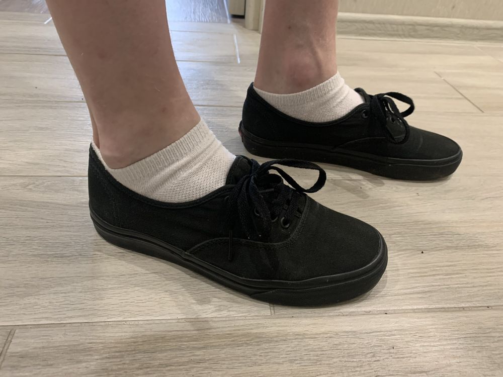 Vans кеды черные