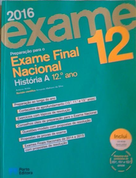 Livro Preparação para o Exame Nacional de História A - Preço Final