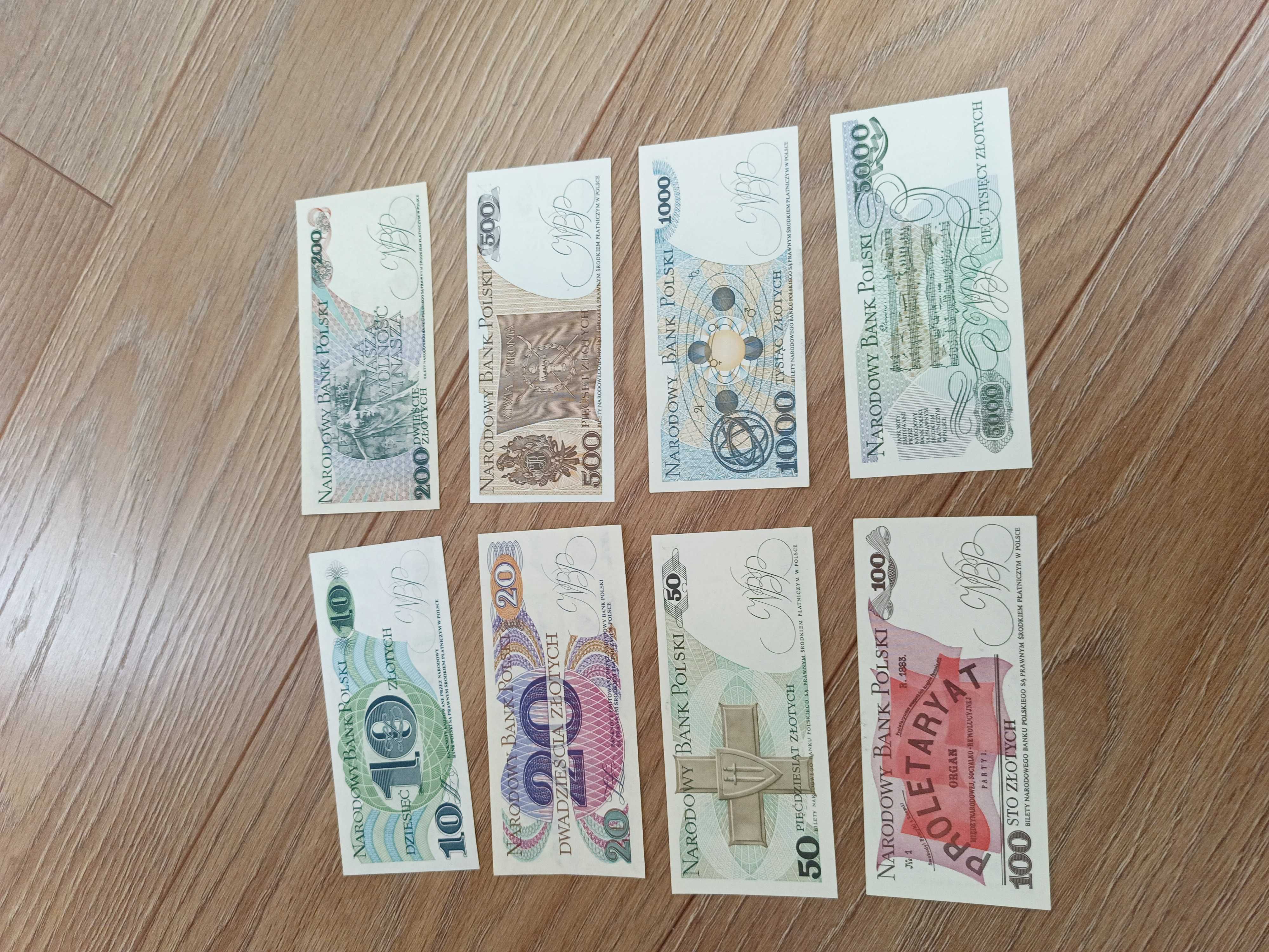Banknoty PRL stan unc.polecam.