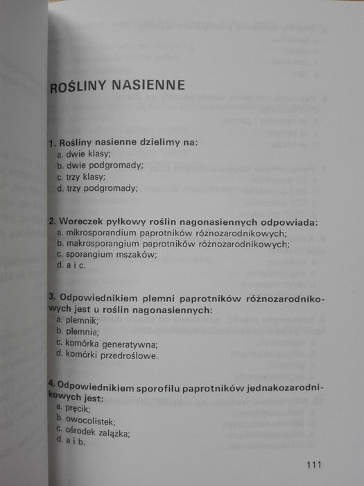 Sobolewska: Testy z biologii dla kandydatów na wyższe uczelnie