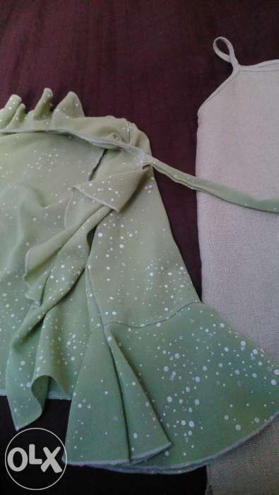 Sukienka z narzutka, dla dziewczynki oliwkowy,(komunia,wesele itp.)134
