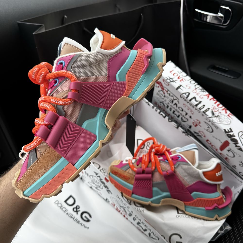 Жіночі кросівки дольче Dolce & Gabanna Space multicolor Premium