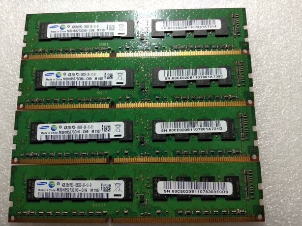 Оперативная память 4GB DDR3-1333/1600 Mhz PC3-10600E/12800E Intel/AMD