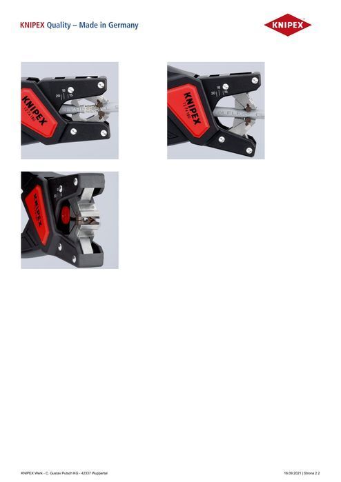 Automatyczne Szczypce Do Ściągania Izolacji Knipex