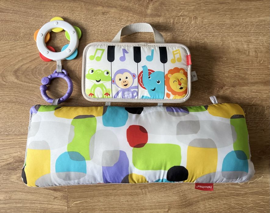 Коврик пианино музыкальная подушка Fisher Price Фишер Прайс