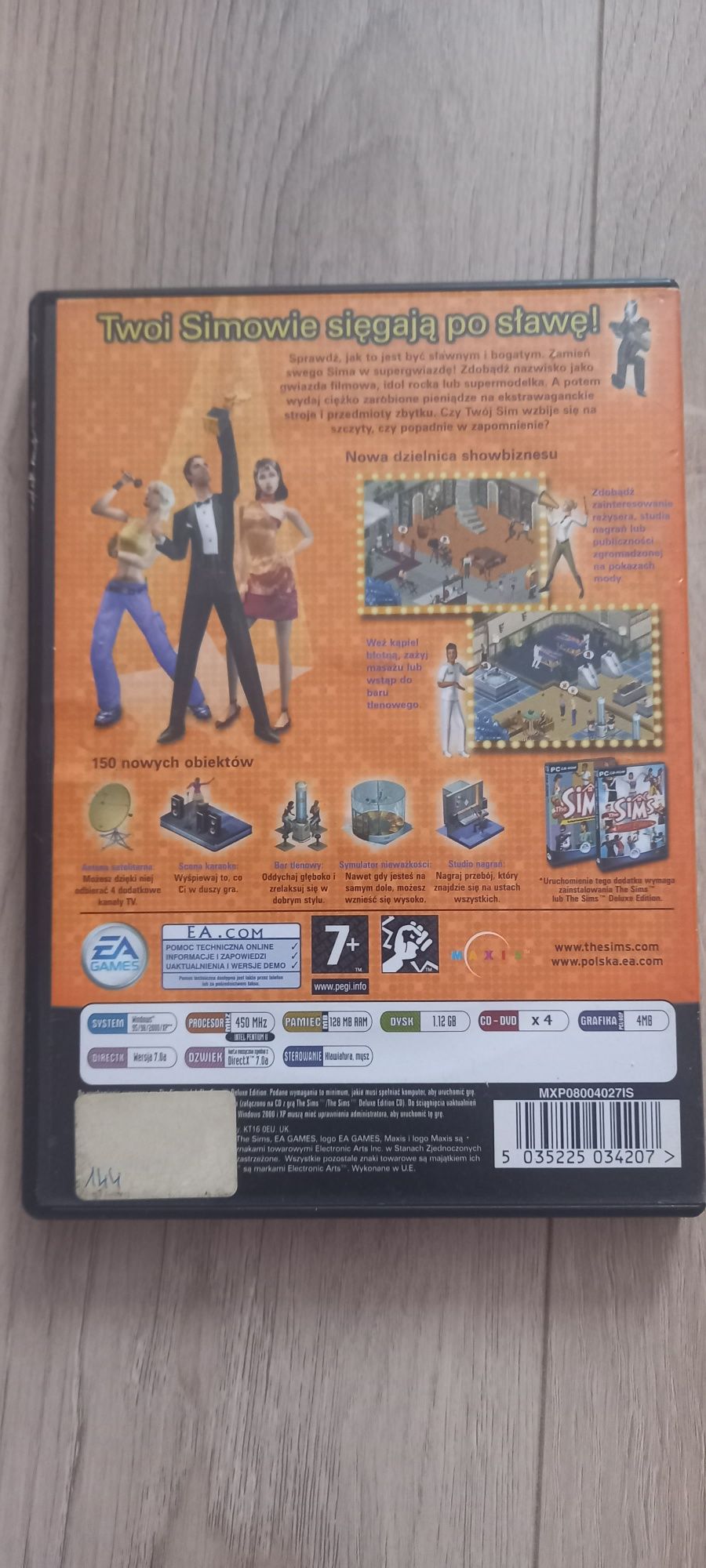 The Sims: Gwiazda (Dodatek PL) PC cd-rom - Kompletna