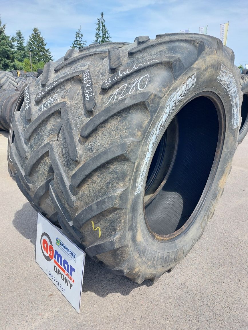 540/65R38 Michelin opony używane rolnicze para