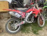 Honda crf 250 cross 2005 uszkodzona rama